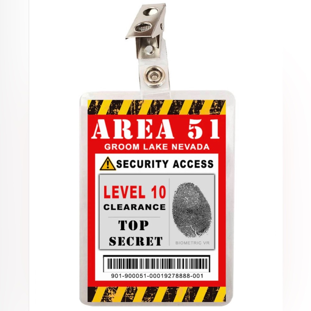 Area 51 Security Access ID Badge